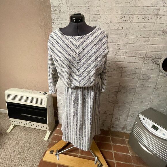 Vintage Lynn Davis 70's 3/4 Sleeve Dress - Picture 2 of 10